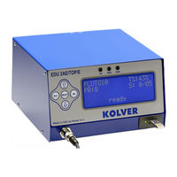 Kolver EDU 2AE/TOP/TA 3.0 Manual