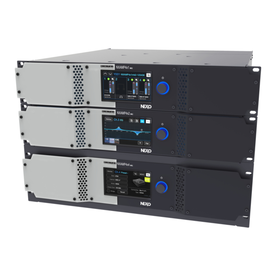 Nexo NXAMPMK2 Series User Manual