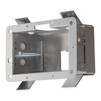 Crestron TSW-UMB-60 Installation Manual