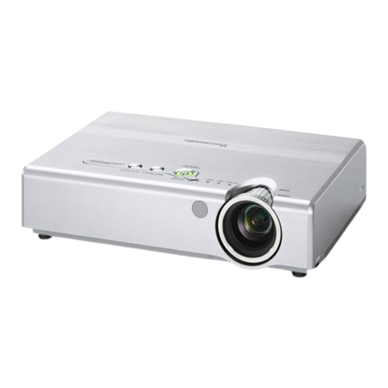 Panasonic PT-LB55 Operating Instructions Manual