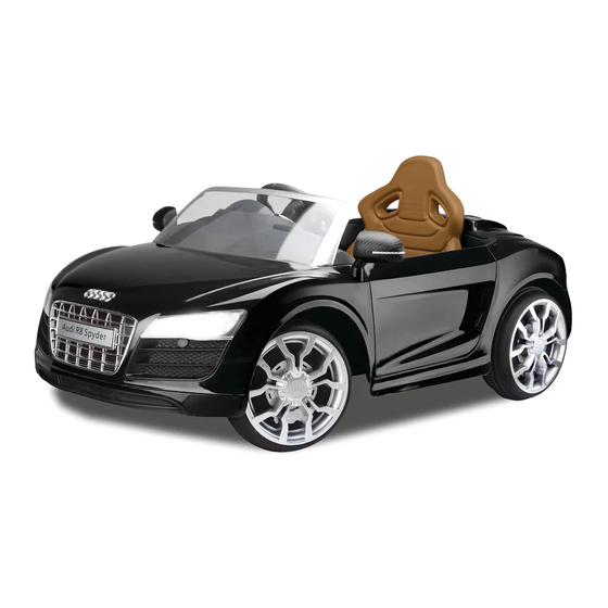 Audi r8 spyder store push car manual