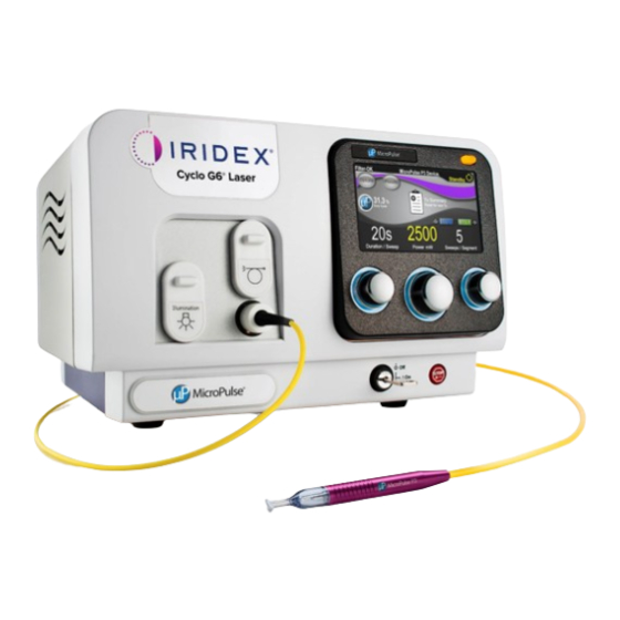 Iridex Cyclo G6 User Manual