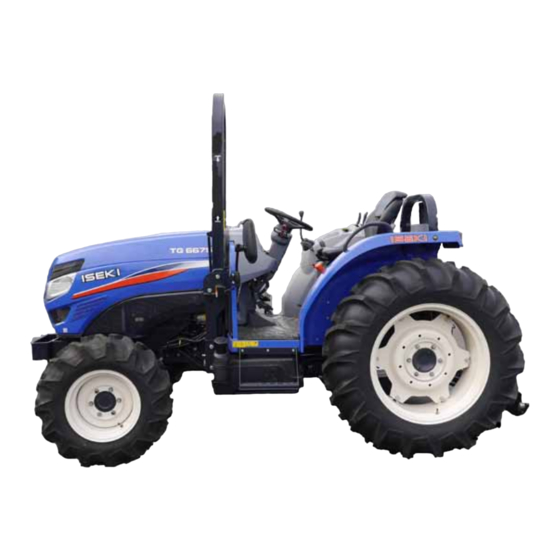 Iseki TG6675 Operator's Manual