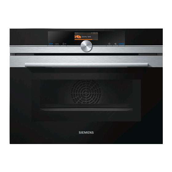 Siemens CM636GB 1 Series User Manual And Installation Instructions
