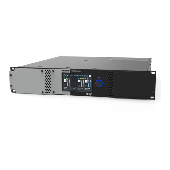 Nexo NXAMPMK2 Series User Manual