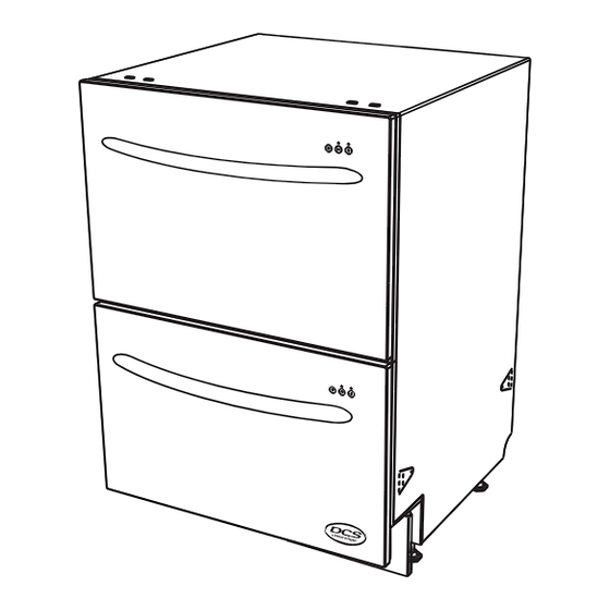 DCS DishDrawer DS224 Series Installation Instructions Manual