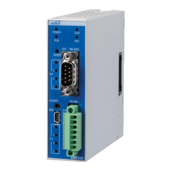 Azbil CMC15G User Manual