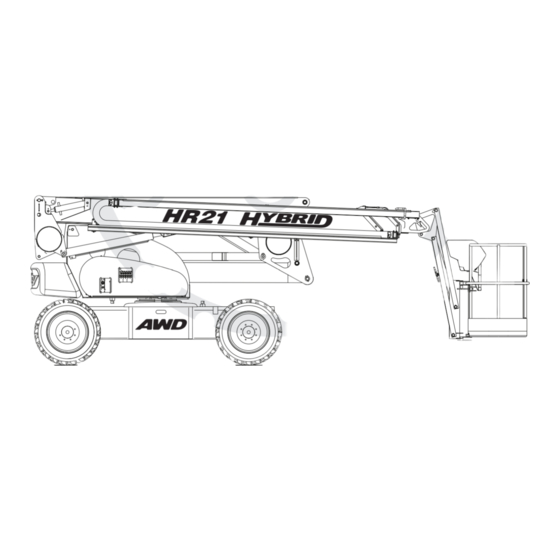 nifty Heightrider HR21 Manuals