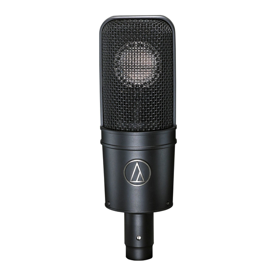 Audio Technica AT4040 User Manual