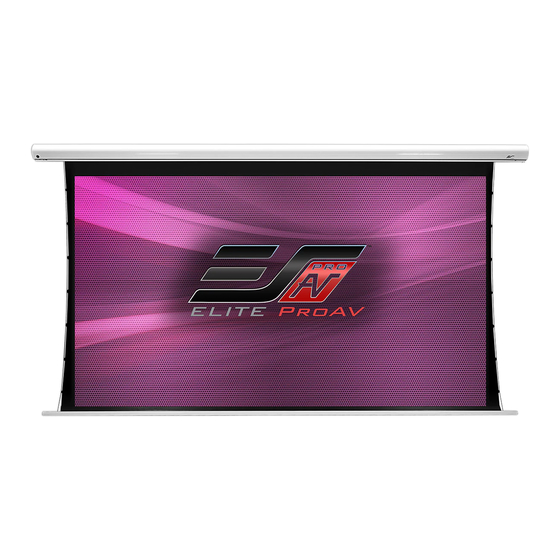 Elite Screens Saker Tab-Tension Series User Manual