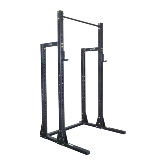 Titan Fitness X3SQUAT1 Owner's Manual