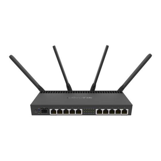 MikroTik RB4011iGS+5HacQ2HnD-IN Quick Start Manual