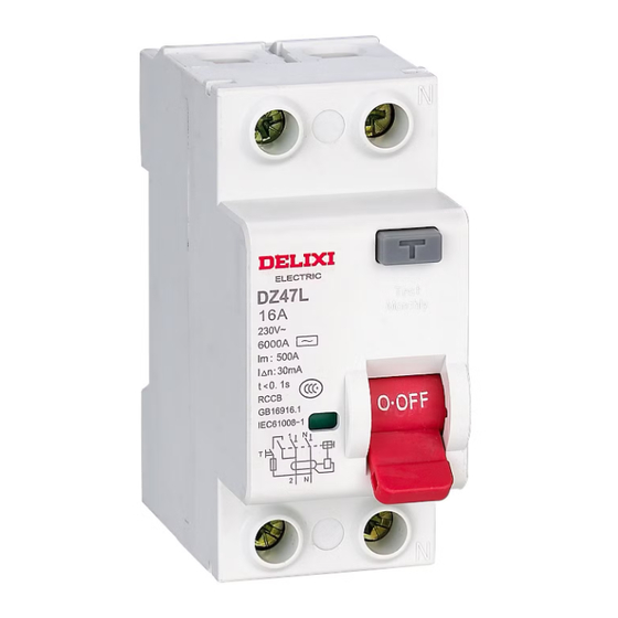 Delixi NAVIGATOR DZ47L Series User Manual