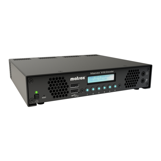 Matrox Maevex Series Manual