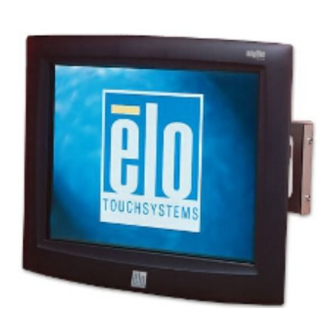 Elo TouchSystems LCD Manuals