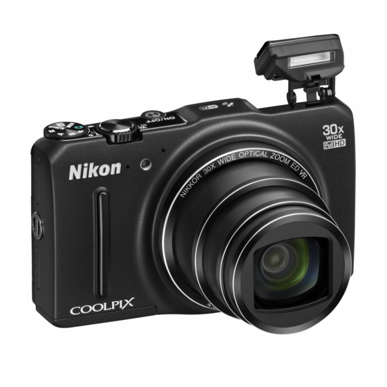 Nikon Coolpix S9700 Quick Start Manual