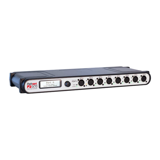 Pathway connectivity solutions Pathport OCT User Manual