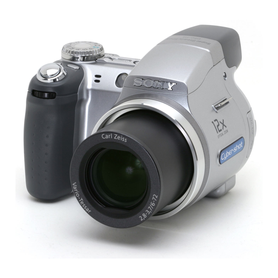 Sony DSC-H2 User&#146;s Guide User's Manual / Troubleshooting