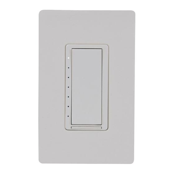 Crestron Cameo CLW-DIMUEX-P Quick Start Manual