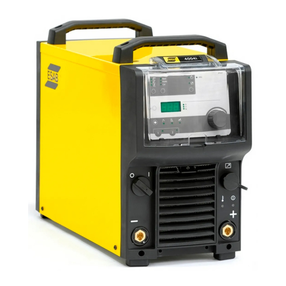 ESAB Mig 4004i Instruction Manual
