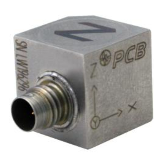 PCB Piezotronics TLD356A15 Installation And Operating Manual