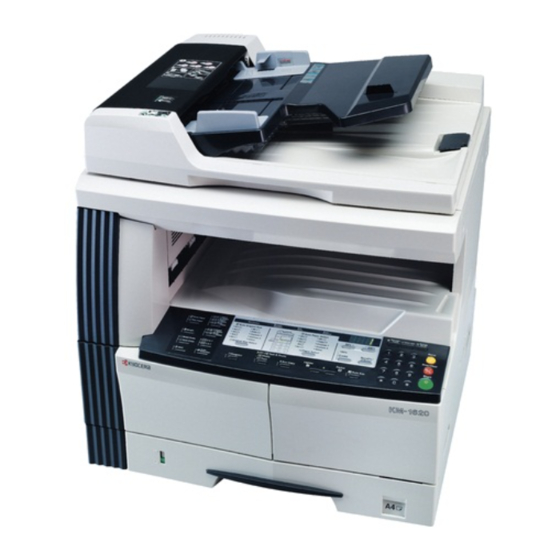 Kyocera Mita KM-1620 Operation Manual