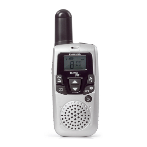 Albrecht PMR446 User Manual