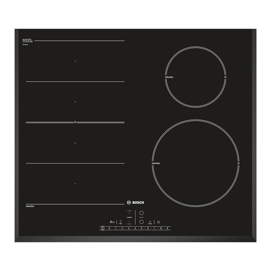 Bosch PIN651F17E Instruction Manual