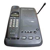Sony SPP-M920 Primary Operating Instructions Manual