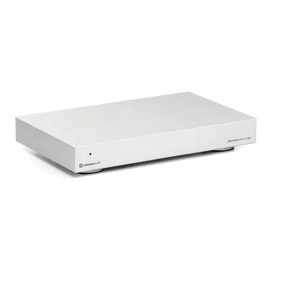 Lehmannaudio Silver Cube User Manual