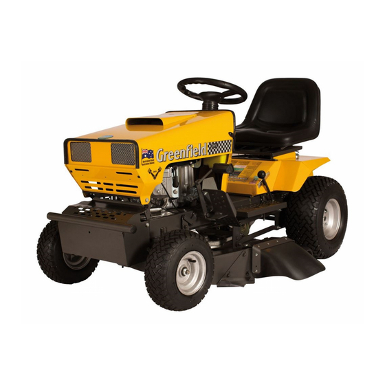 Greenfield ride deals on mower parts