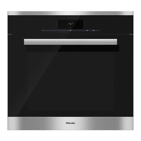 Miele H 6780-2 BP Operating And Installation Instructions