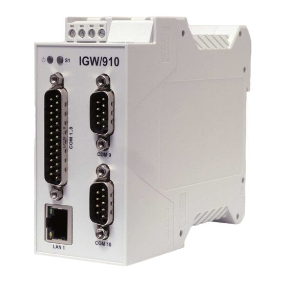 SSV IGW/910 Hardware Reference Manual