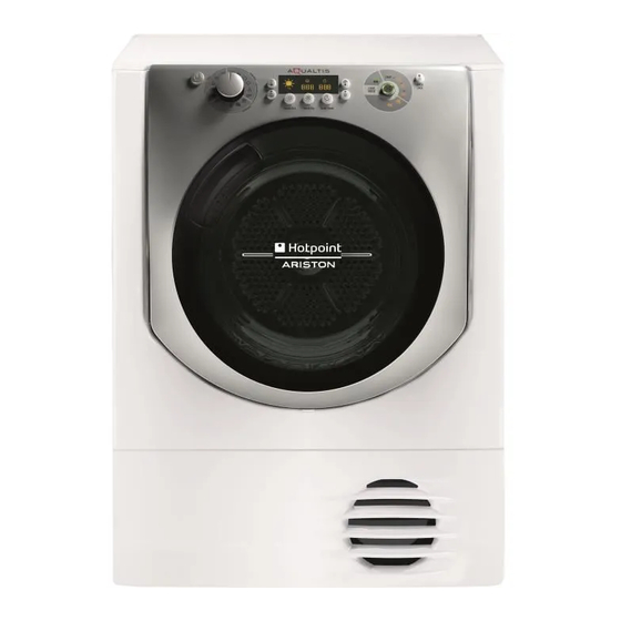 Hotpoint Ariston AQUALTIS PWAQ92F29 Instructions For Installation And Use Manual