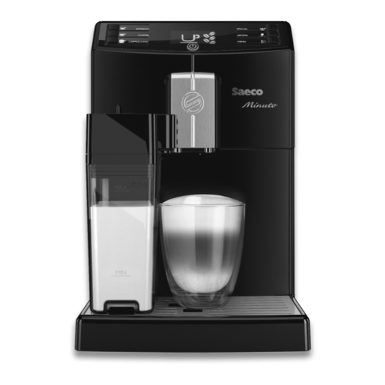 Saeco Minuto HD8763/31 Coffee Maker Manuals