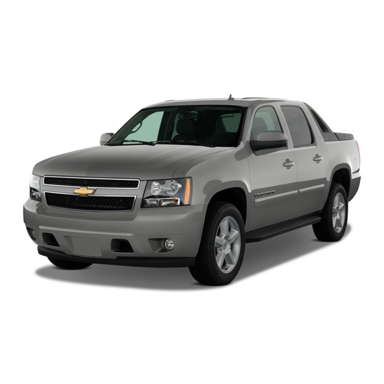 Chevrolet 2008 Avalanche Owner's Manual