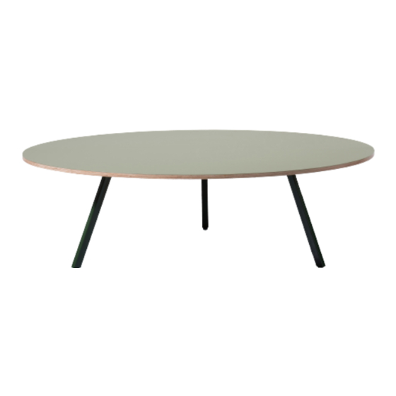 DeVorm Big Round Modular Table System Manuals