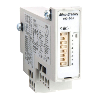 Rockwell Automation Allen-Bradley 193-EGJ Series Application And Installation