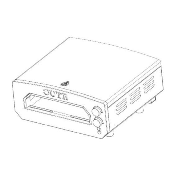User Manuals: OUTR E-PIZZAIOLO Kitchen Appliances