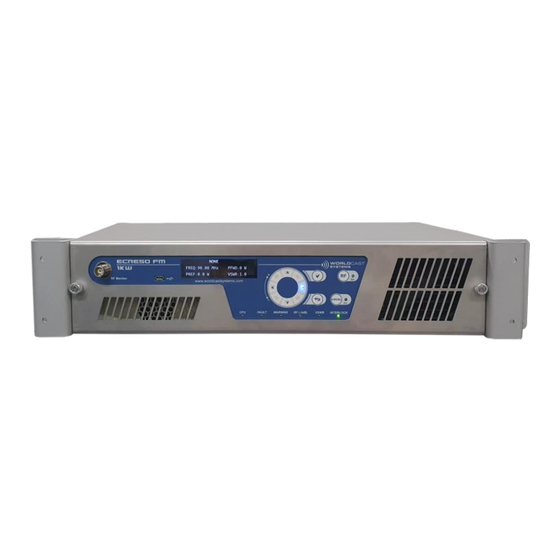 Worldcast Systems ECRESO FM AiO Series User Manual