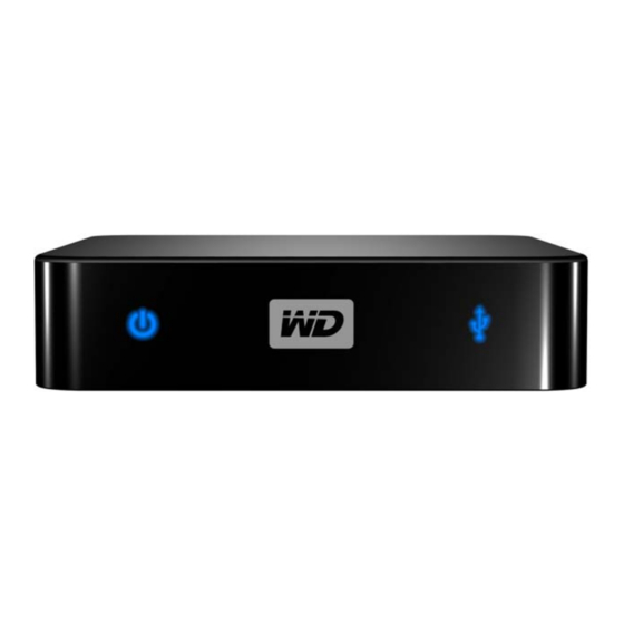 Western Digital WDBAAL0000NBK - TV Mini - Digital AV Player Manuals