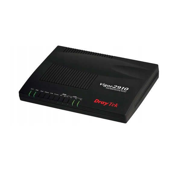 Draytek Vigor2910 Series User Manual