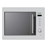 SHARP R-22FBST Operation Manual With Cookbook