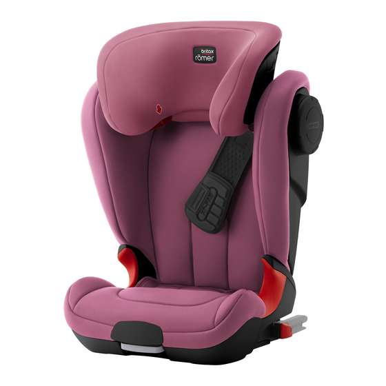 Britax Kid XP User Instructions
