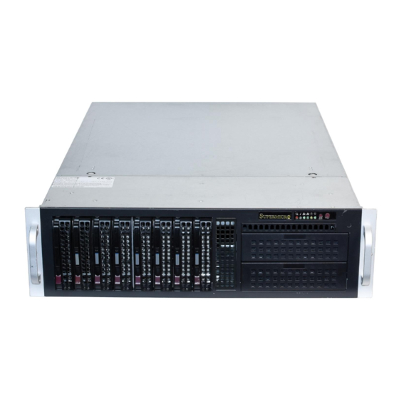 Supero SuperServer 6037R-72RFT User Manual