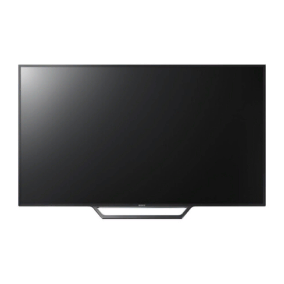 Sony Bravia KDL-40WD65x Operating Instructions Manual