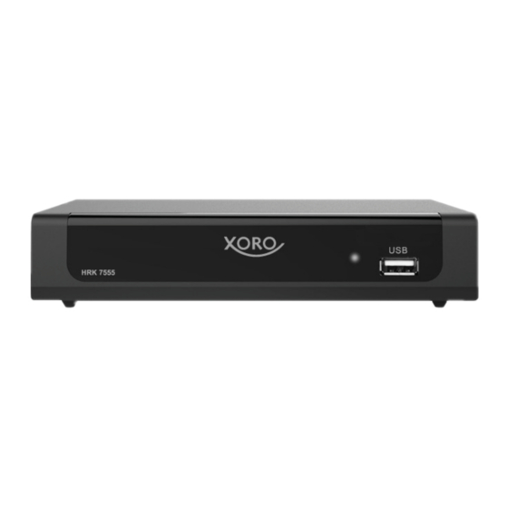 Xoro HRK 7555 User Manual