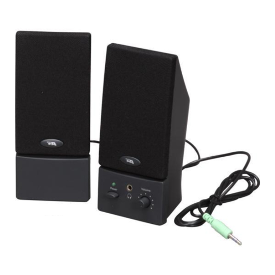 Cyber Acoustics CA-2011 Owner's Manual