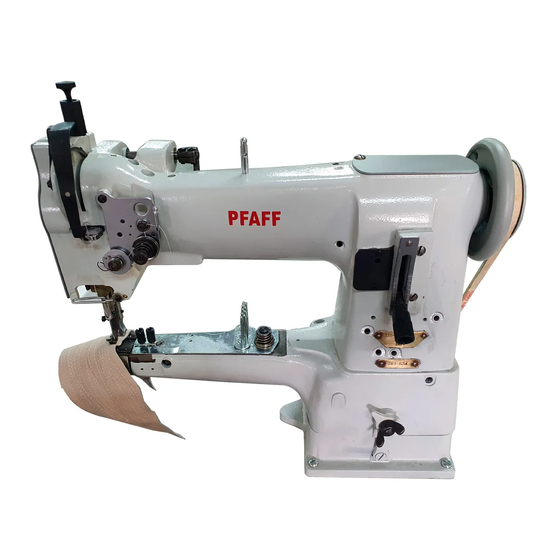 Pfaff Industrial 335 Adjustment Manual