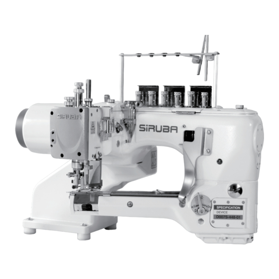 Siruba Sew Reach D007S Instruction Book